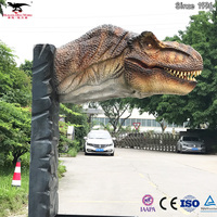 Modèle de dinosaure réaliste grandeur nature pour parcs d'aventure et jardins, construction en plastique et résine