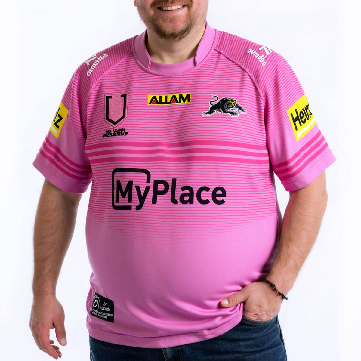 Panthers Pink Jersey Penrith Panthers Shirt Panthers Pink Jersey
