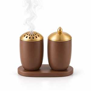 Ornamental Metal <b>Incense</b> <b>Burner</b> with Intricate Designs for <b>Incense</b> Sticks <b>Cones</b> Resin Aromatherapy Meditation and Spiritual Home - Product Image 1