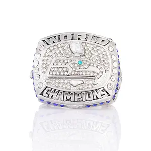 NFL 2013 Seattle Seahawk Steel Mold Champion Ring Sporty Men's Ring fashion jewelry rings