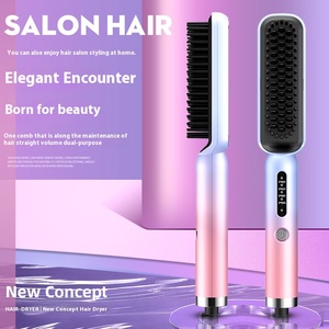 Cepillos <span class=keywords><strong>El</strong></span>éctricos Rojos Multifunción Impermeables <span class=keywords><strong>para</strong></span> Cabello, de Uso Dual Húmedo/Seco, Peine Estilizador, Venta al por Mayor de Fábrica - Product Image 5