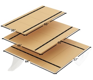 Có Thể Gập Lại Hộp Mùa Xuân Bunkie Ban Giường Hỗ Trợ Thanh Bảng Giường Cho Dưới Đôi - Product Image 1