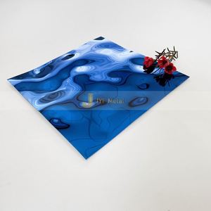 Paneles de Pared Metálicos Coloridos con Diseño de Ondas de Agua EX187, Materiales Decorativos para Techo de Acero Inoxidable, Plegables, Cortables y Soldables - Product Image 3