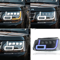 Lampe frontale pour Land Rover Range Rover Sport 2010-2013 phare 4 lentilles modifiées assemblage mise à niveau phare LED accessoires de voiture