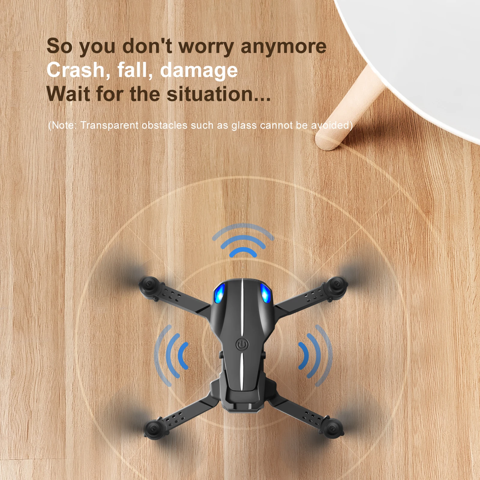 KY907 PRO Drone, so you don't worry anymore crash, fall, damage wait for