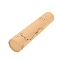 Boîtes cylindriques personnalisées écologiques en papier kraft rond pour cartes postales, soins de la peau, vin, parfum, emballages alimentaires