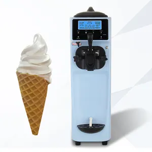 Máquina de helado de servicio suave para uso comercial y doméstico