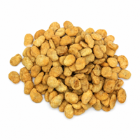 Haricots fava croustillants grillés et enrobés, saveur BBQ, faible en gras, sans OGM, collations saines, vente en gros