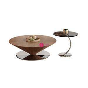 Yicheng français rétro suspendu soucoupe volante <span class=keywords><strong>Table</strong></span> basse <span class=keywords><strong>salon</strong></span> maison lumière créative luxe Style médiéval <span class=keywords><strong>Table</strong></span> à thé - Product Image 6