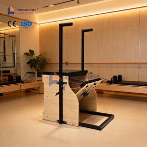 Silla de Yoga de Madera de Arce con Asa de Aluminio para Ejercicios Musculares, Silla Wunda, Máquina de Pilates, Reformer de Pilates - Product Image 4