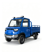 Nouveau modèle de camionnette électrique à quatre roues, robuste, pour le transport de marchandises, cabine simple, taille compacte, moteur 2000 kW, autonomie 240 km