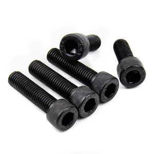 Grade 12.9 carbon steel hex socket bolt with full thread suppliers BS 1/2" hexagon socket screw cylindrical head
