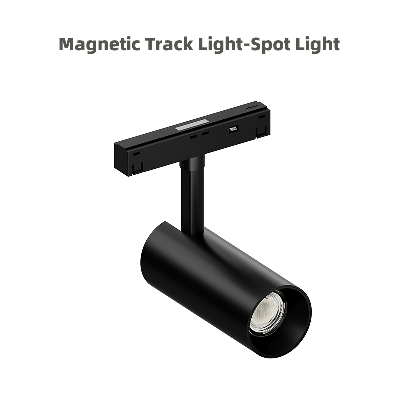 Spot lumineux à piste magnétique