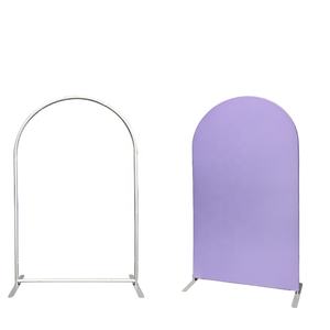 Marco de soporte de fondo arqueado, <span class=keywords><strong>arco</strong></span> de Ceremonia de globos, Floral, fiesta de boda - Product Image 1
