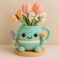 Nouveauté : Plantes en pot au crochet, origine Shenzhen, modèle GZ