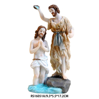 Articles religieux catholiques jésus croix statue sainte famille polyrésine sculpture josephman collection pour décor d'église de noël