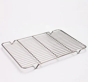 44cm Perforated Stainless Steel Welded <b>BBQ</b> <b>Tray</b> Metal Wire Grill Basket for Fence Application - Product Image 2