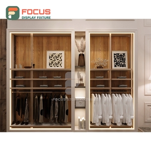 Latest Design Brand Store Chrome Metal Display Case Layout Design Fashion Store - Product Image 6