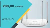 TP-Link Archer C5 AC1200 Gigabit RJ45 WiFi 5 Router, USB 2.0 ile ISP CPE ve FTTH ONT Ağları için