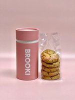 Conteneur rond en carton biodégradable de luxe personnalisé, tube en papier kraft pour l'emballage de chocolats et de biscuits