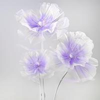 Têtes de fleurs géantes en organza de soie faites à la main, fleurs mélangées personnalisées pour les mariages, décorations du Nouvel An chinois, fournisseurs qualifiés