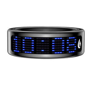 Anneau intelligent à la mode, <span class=keywords><strong>appareil</strong></span> portable, anneau <span class=keywords><strong>de</strong></span> doigt intelligent avec étui <span class=keywords><strong>de</strong></span> charge, moniteur <span class=keywords><strong>de</strong></span> fréquence cardiaque pour un usage quotidien - Product Image 2