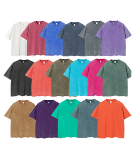 100% cotton imprimé quá khổ T-Shirt cho nam giới Chất lượng cao đường phố mặc hộp phù hợp với vải dệt kim 260 gram trọng lượng - Product Image 6