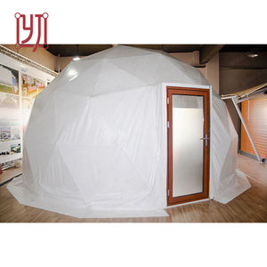 เต็นท์โดมโรงแรมแบบ 2 ที่นั่ง ยี่ห้อ Yijin Design ผ้าคลุม PVC สำหรับแกลมปิ้ง เต็นท์โดมทรงจีโอเดสิก - Product Image 3