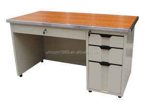Giá Rẻ Giá thép văn phòng bàn máy tính bảng với ngăn kéo người duy nhất viết bàn cho bác sĩ tài chính thép bàn làm việc - Product Image 4