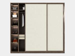 Hot Sell Aimsp Solid Wood Modern Home Hotel <b>Lock</b> <b>Furniture</b> Fashion Bedroom Large Capacity Eco-Friendly Chongqing Wardrobe - Product Image 5