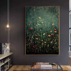 100% Handpainted Flower Oil Painting on Canvas Handmade Flower <strong>Posters</strong> <strong>for</strong> Modern Living <strong>Room</strong> Home Decoration Wall Art Picture - Product Image 2