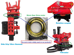 ชุดต่อเร็ว<span class=keywords><strong>แบบ</strong></span>หมุนเกียร์หนอน OEM/ODM สำหรับรถขุดขนาด 5-8 ตัน - Product Image 4