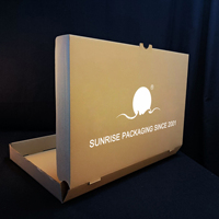 Logo personnalisé SP3074, type et taille de carton pour cartons à pizza ondulés rectangulaires de 18 pouces