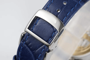 Women's Automatic Mechanical Watch with Diamond Bezel Sun Moon Phase Dial Leather Strap Elegant Wristwatch for Everyday Wear - Product Image 4