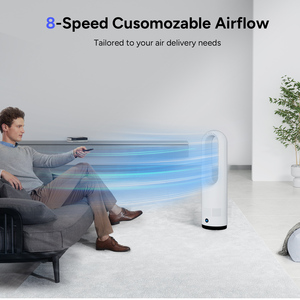 2025 New Bladeless Fan Home Office <b>Ceiling</b> <b>Light</b> With <b>Remote</b> <b>Control</b> Soft Wind Energy Saving Dual Purpose Bladeless Fan - Product Image 3