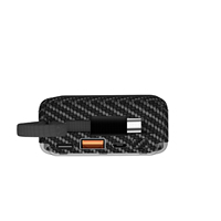 PD 22.5W Charge rapide 20000mah batterie externe intégrée dans le câble de Type C batterie externe pour Iphone Samsung Huawei LG etc.