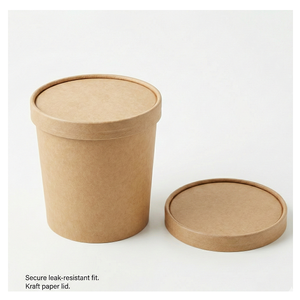 Contenedor Redondo de Bambú Biodegradable con Tapa de Madera, Solución de Almacenamiento Sostenible para Cocina, Despensa y Encimera - Product Image 5