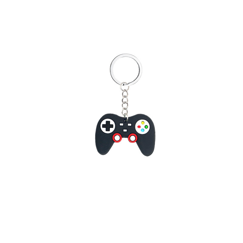 Black gaming keychain