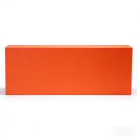 Boîte cadeau en papier rigide recyclé de forme personnalisée, fermeture magnétique, pour emballage d'échantillons de cosmétiques et de parfums de luxe, laminage mat, logo
