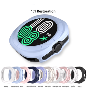 NEXVOGUE pour <span class=keywords><strong>Watch</strong></span> Ultra 47mm – Coque en TPU <span class=keywords><strong>plastique</strong></span> respirant avec boucle à clipser – Housse de téléphone noire avec sangle - Product Image 2