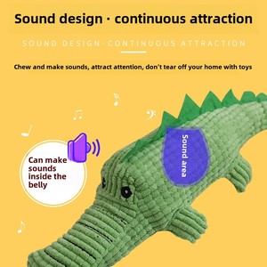 Jouet pour chien à mâcher en peluche PET écologique prêt à l'emploi <span class=keywords><strong>coton</strong></span> lin résistant aux morsures son Teddy <span class=keywords><strong>Bichon</strong></span> Type de produit - Product Image 2