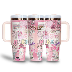 Vaso Térmico <span class=keywords><strong>para</strong></span> Enfermeras <span class=keywords><strong>de</strong></span> 30oz/40oz con Asa, Botella <span class=keywords><strong>de</strong></span> Agua Reutilizable, Taza <span class=keywords><strong>de</strong></span> Viaje Aislada, Regalo <span class=keywords><strong>para</strong></span> Enfermeras, Médicos y Trabajadores <span class=keywords><strong>de</strong></span> la Salud - Product Image 6