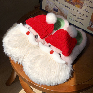 Pantuflas de Algodón Cálidas y Lindas para el Hogar, Diseño Santa Claus Joker, Otoño/Invierno 2025 - Product Image 2