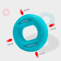 Anillo de silicona Hand Grip Fitness Fingertip Power Trainer para fuerza muscular mejora la fuerza de los dedos
