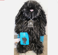 Jelly Cat Nouveaux Produits Transfrontaliers Édition Limitée Jcse Peluche Lapin Noir à Poils Longs Mignonne et Confortante