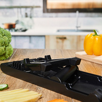Mandoline manuelle en acier inoxydable réglable pour légumes, coupe-pommes de terre julienne, coupe-tomates, trancheuse à oignons