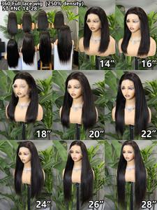 Peluca de Cabello Humano FH con Correa Oculta 4C, Cabello de Bebé, Sin Pegamento, 360, Rizado, Pre-Arrancado, con Cordón Ajustable - Product Image 5