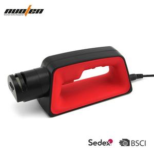 Aiguiseur de couteaux électrique NexGadget, roues en céramique multi-grains, alimenté par batterie, en plastique ABS, pour couteaux, ciseaux, à tête plate - Product Image 2