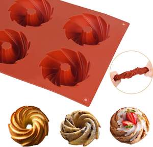 Mini moule à gâteau en silicone cannelé 6 cavités moule à gâteau antiadhésif moule <span class=keywords><strong>de</strong></span> cuisson en silicone pour beignets gelées <span class=keywords><strong>de</strong></span> pain <span class=keywords><strong>de</strong></span> maïs - Product Image 5