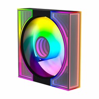 Ventilateur de refroidissement silencieux PWM ARGB Antec Lovett en aluminium prismatique pour boîtier PC, refroidisseur de châssis pour application processeur